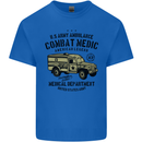 Army Ambulance Military Paramedic Medic Mens Cotton T-Shirt Tee Top Royal Blue