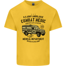 Army Ambulance Military Paramedic Medic Mens Cotton T-Shirt Tee Top Yellow