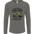 Army Ambulance Military Paramedic Medic Mens Long Sleeve T-Shirt Charcoal