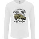 Army Ambulance Military Paramedic Medic Mens Long Sleeve T-Shirt White