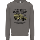 Army Ambulance Military Paramedic Medic Mens Sweatshirt Jumper Charcoal