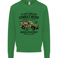Army Ambulance Military Paramedic Medic Mens Sweatshirt Jumper Irish Green