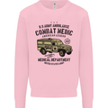 Army Ambulance Military Paramedic Medic Mens Sweatshirt Jumper Light Pink