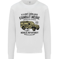 Army Ambulance Military Paramedic Medic Mens Sweatshirt Jumper White
