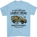 Army Ambulance Military Paramedic Medic Mens T-Shirt 100% Cotton Light Blue