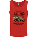 Army Ambulance Military Paramedic Medic Mens Vest Tank Top Red