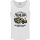 Army Ambulance Military Paramedic Medic Mens Vest Tank Top White