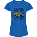 Army Ambulance Military Paramedic Medic Womens Petite Cut T-Shirt Royal Blue
