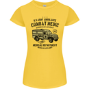 Army Ambulance Military Paramedic Medic Womens Petite Cut T-Shirt Yellow