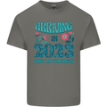 Arriving 2023 New Baby Pregnancy Pregnant Kids T-Shirt Childrens Charcoal