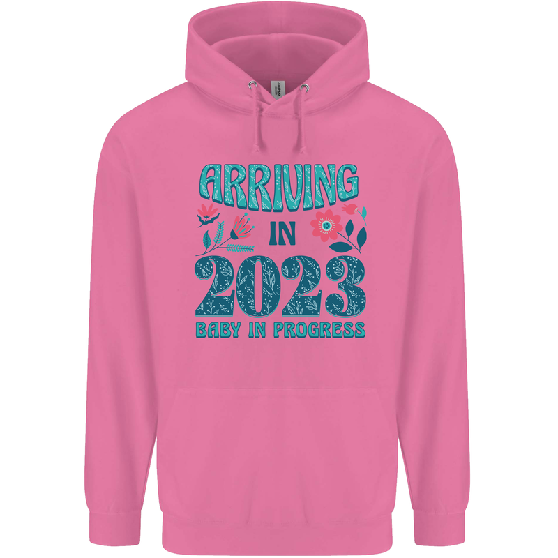 Arriving 2023 New Baby Pregnancy Pregnant Mens 80% Cotton Hoodie Azelea