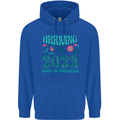 Arriving 2023 New Baby Pregnancy Pregnant Mens 80% Cotton Hoodie Royal Blue