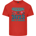 Arriving 2023 New Baby Pregnancy Pregnant Mens Cotton T-Shirt Tee Top Red