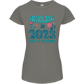 Arriving 2023 New Baby Pregnancy Pregnant Womens Petite Cut T-Shirt Charcoal