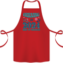 Arriving 2024 New Baby Pregnancy Pregnant Cotton Apron 100% Organic Red