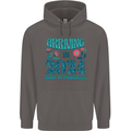 Arriving 2024 New Baby Pregnancy Pregnant Mens 80% Cotton Hoodie Charcoal