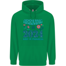 Arriving 2024 New Baby Pregnancy Pregnant Mens 80% Cotton Hoodie Irish Green