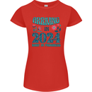 Arriving 2024 New Baby Pregnancy Pregnant Womens Petite Cut T-Shirt Red