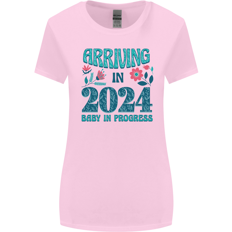 Arriving 2024 New Baby Pregnancy Pregnant Womens Wider Cut T-Shirt Light Pink