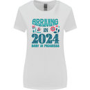 Arriving 2024 New Baby Pregnancy Pregnant Womens Wider Cut T-Shirt White