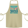 Arriving 2025 New Baby Pregnancy Pregnant Cotton Apron 100% Organic Khaki