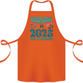 Arriving 2025 New Baby Pregnancy Pregnant Cotton Apron 100% Organic Orange