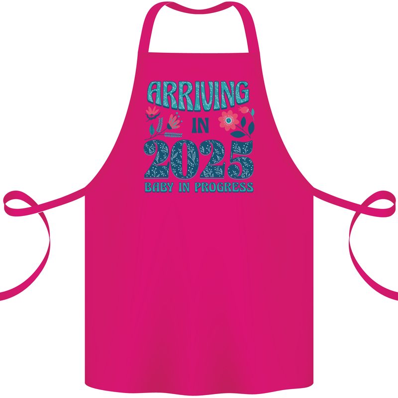 Arriving 2025 New Baby Pregnancy Pregnant Cotton Apron 100% Organic Pink