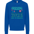 Arriving 2025 New Baby Pregnancy Pregnant Kids Sweatshirt Jumper Royal Blue