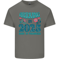 Arriving 2025 New Baby Pregnancy Pregnant Kids T-Shirt Childrens Charcoal