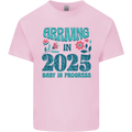 Arriving 2025 New Baby Pregnancy Pregnant Kids T-Shirt Childrens Light Pink