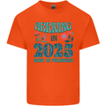 Arriving 2025 New Baby Pregnancy Pregnant Kids T-Shirt Childrens Orange