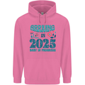 Arriving 2025 New Baby Pregnancy Pregnant Mens 80% Cotton Hoodie Azelea