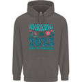 Arriving 2025 New Baby Pregnancy Pregnant Mens 80% Cotton Hoodie Charcoal