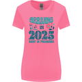 Arriving 2025 New Baby Pregnancy Pregnant Womens Wider Cut T-Shirt Azalea