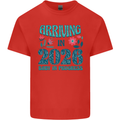 Arriving 2026 New Baby Pregnancy Pregnant Mens Cotton T-Shirt Tee Top Red
