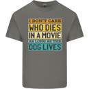 As Long as the Dog Lives Funny Movie Kids T-Shirt Childrens Charcoal