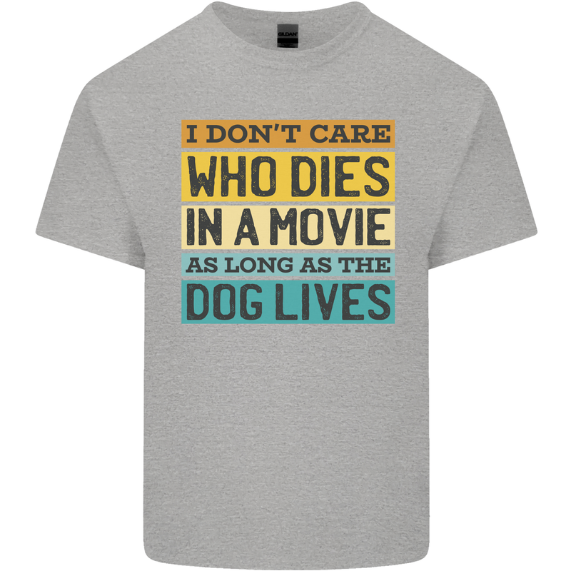 As Long as the Dog Lives Funny Movie Kids T-Shirt Childrens Sports Grey