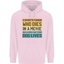 As Long as the Dog Lives Funny Movie Mens 80% Cotton Hoodie Light Pink