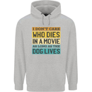 As Long as the Dog Lives Funny Movie Mens 80% Cotton Hoodie Sports Grey