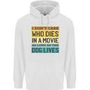 As Long as the Dog Lives Funny Movie Mens 80% Cotton Hoodie White