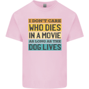 As Long as the Dog Lives Funny Movie Mens Cotton T-Shirt Tee Top Light Pink