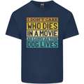 As Long as the Dog Lives Funny Movie Mens Cotton T-Shirt Tee Top Navy Blue