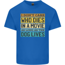 As Long as the Dog Lives Funny Movie Mens Cotton T-Shirt Tee Top Royal Blue
