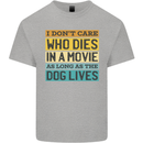 As Long as the Dog Lives Funny Movie Mens Cotton T-Shirt Tee Top Sports Grey