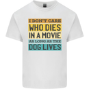 As Long as the Dog Lives Funny Movie Mens Cotton T-Shirt Tee Top White