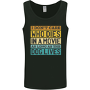 As Long as the Dog Lives Funny Movie Mens Vest Tank Top Black