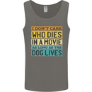 As Long as the Dog Lives Funny Movie Mens Vest Tank Top Charcoal