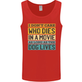 As Long as the Dog Lives Funny Movie Mens Vest Tank Top Red