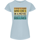 As Long as the Dog Lives Funny Movie Womens Petite Cut T-Shirt Light Blue