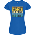 As Long as the Dog Lives Funny Movie Womens Petite Cut T-Shirt Royal Blue